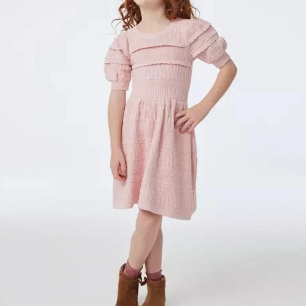 Janie and Jack peachskin the heights sweater dress size 14